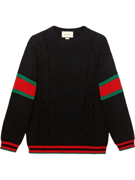 gucci jumper womens|Gucci sweater black and red.